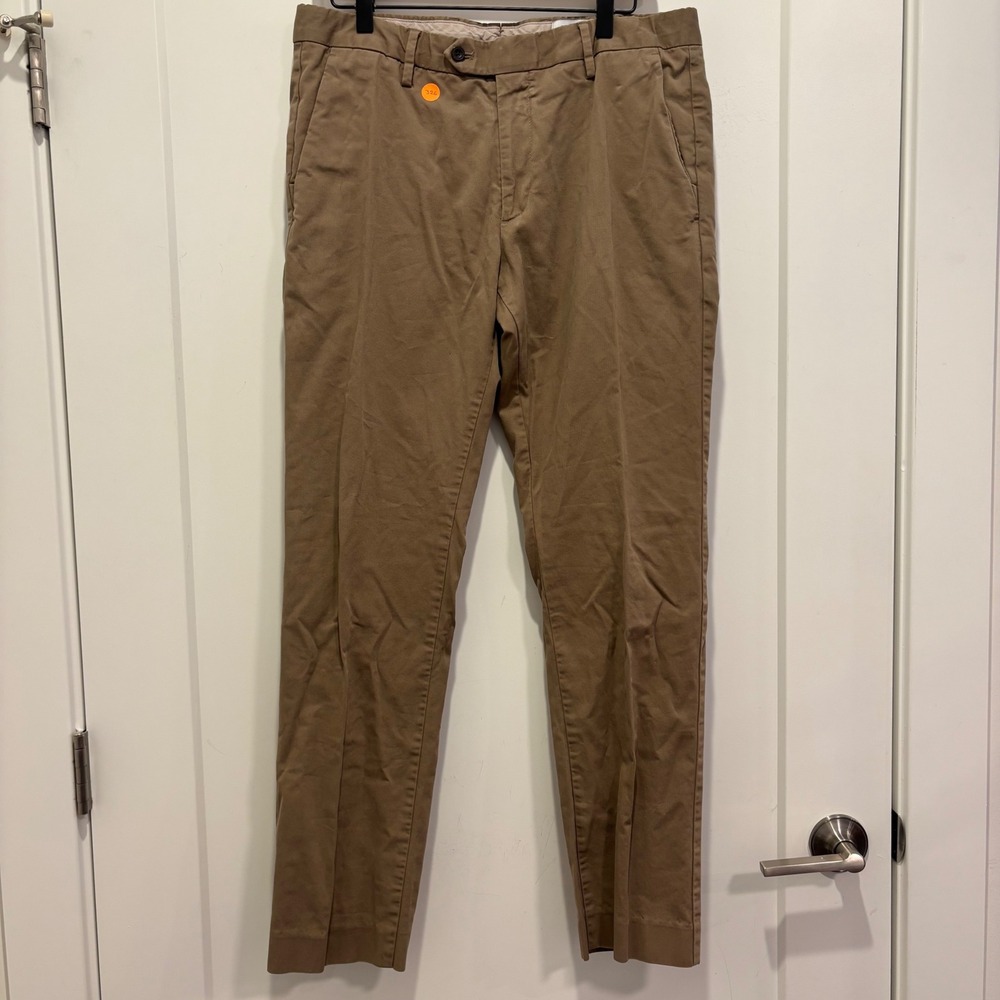 NN07 No Nationality Marco Chinos Khaki Tan Slim Fit Pants 33/34
